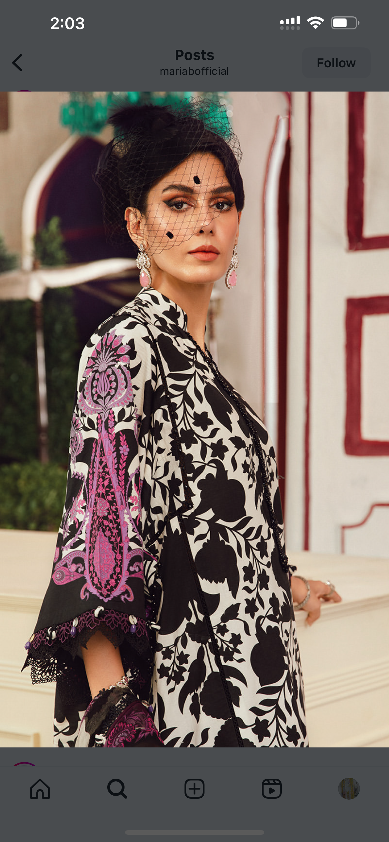 Maria b stiched lawn