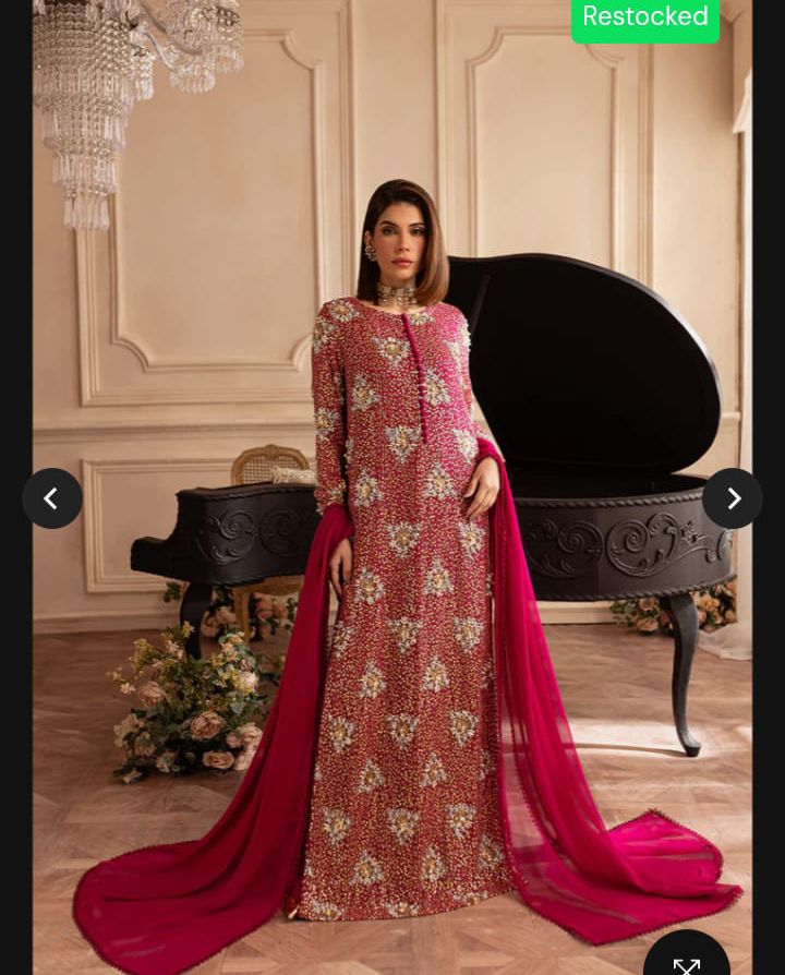 Vanya article chiffon stiched