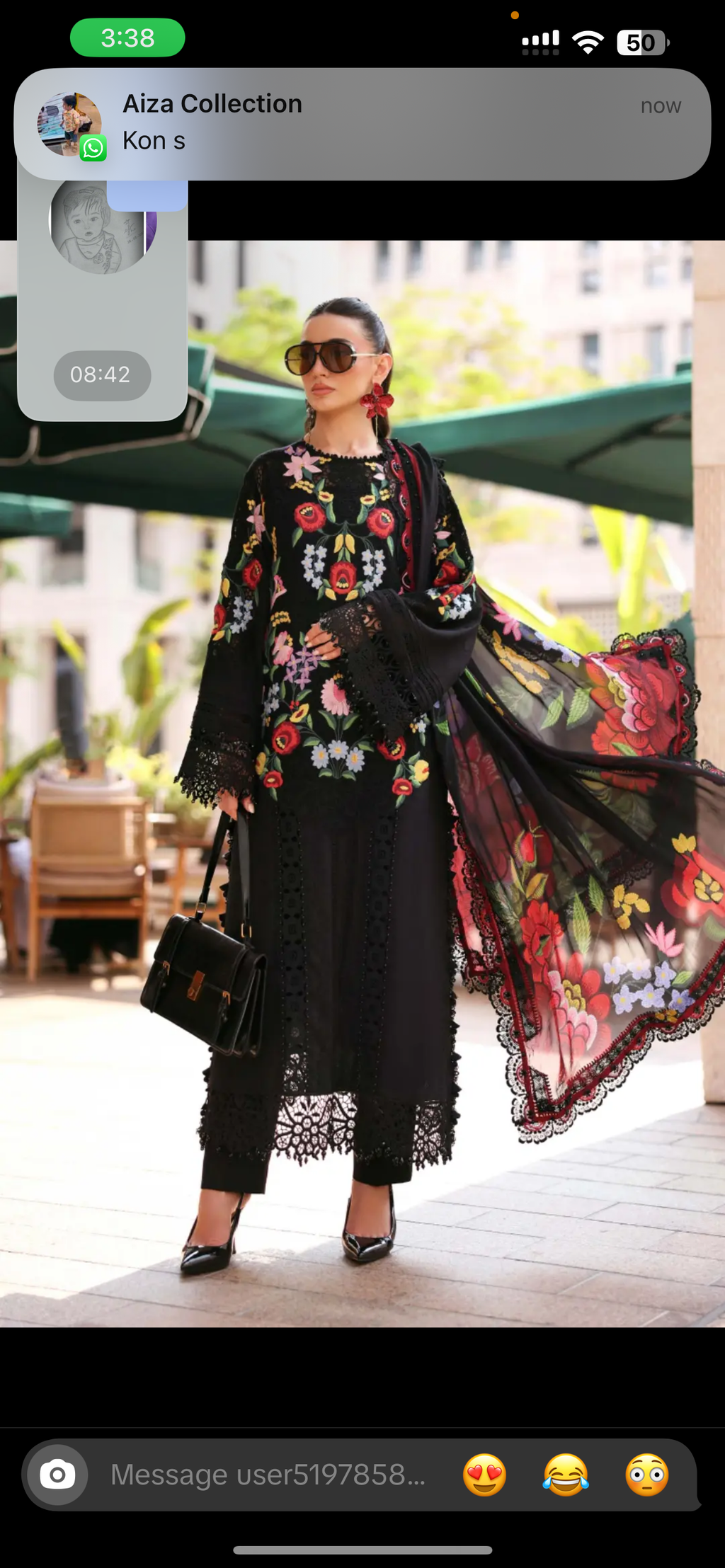 Maria b orignal stiched lawn luxury Eid collection