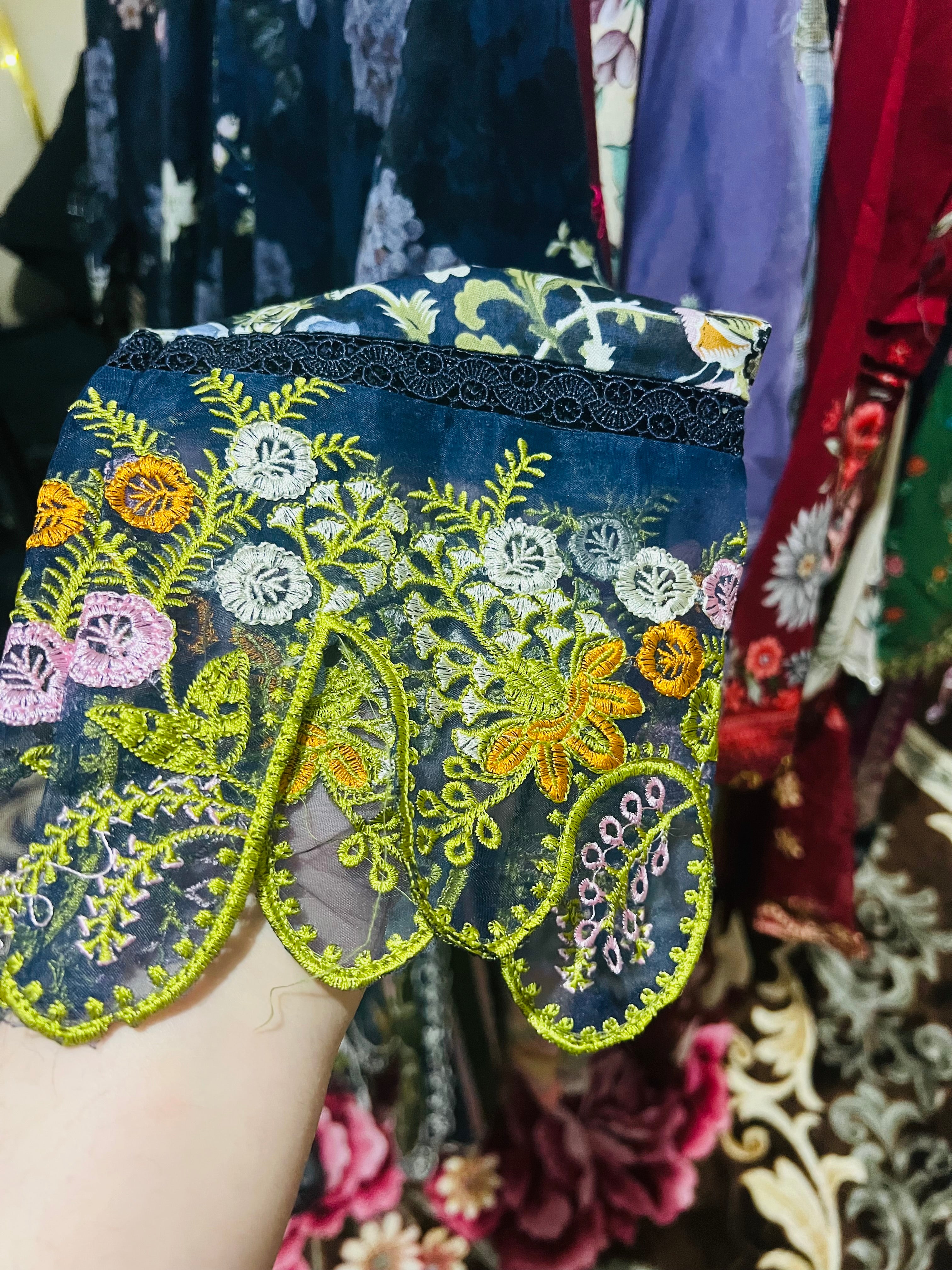 Asifa nabeel master copy stiched lawn