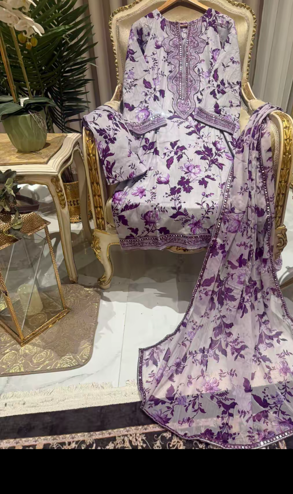 Anelas collection master replica stiched 3 pc lawn