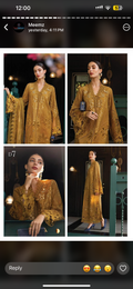 Maria b luxury lawn stiched master copy
