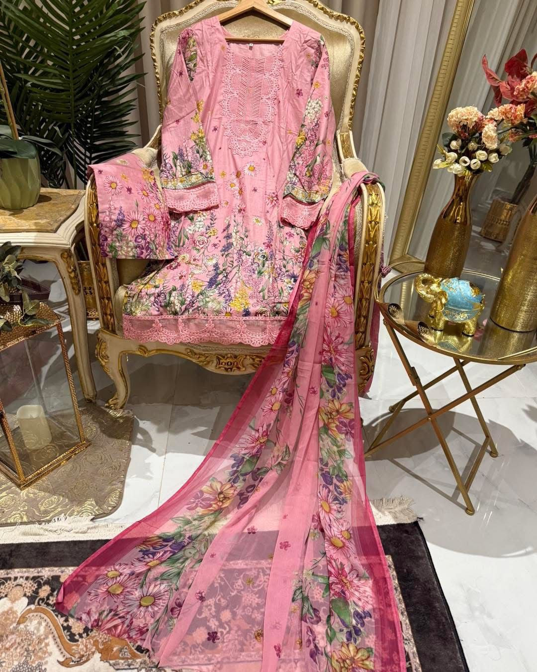 Maria b lawn stiched