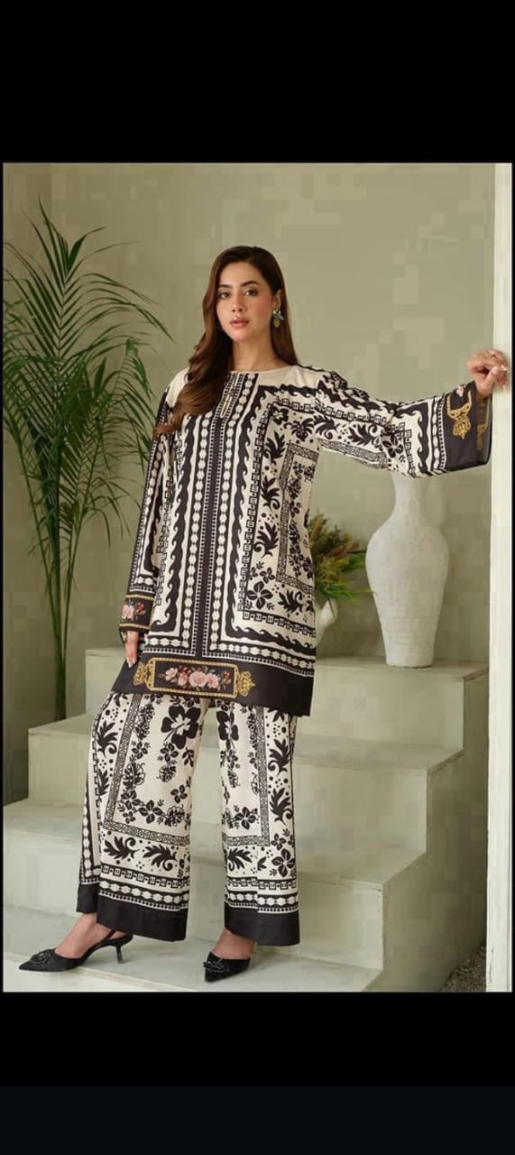 Lulusar silk 3 pc stiched