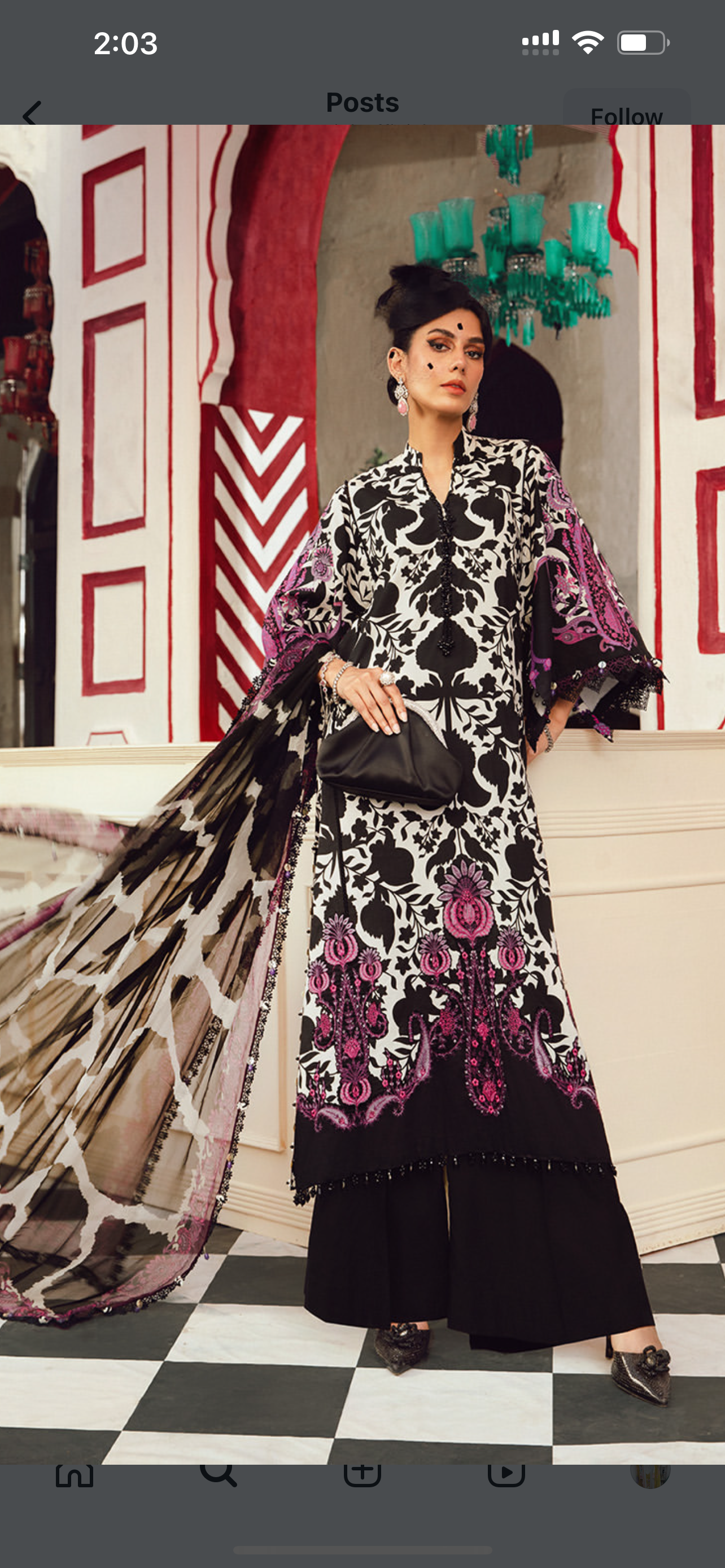 Maria b stiched lawn