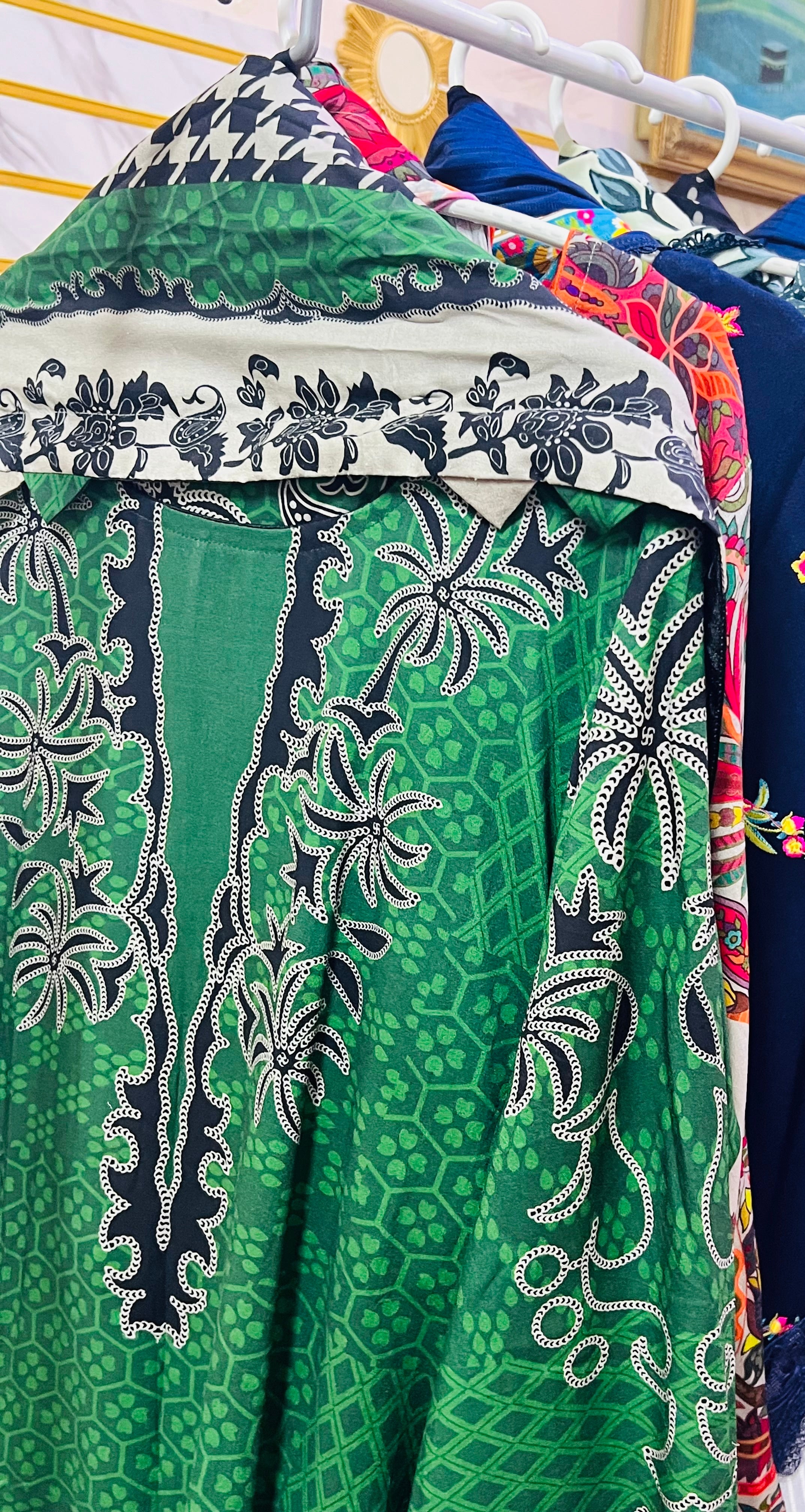 Charizma orignal stiched 3 pc linen fabric