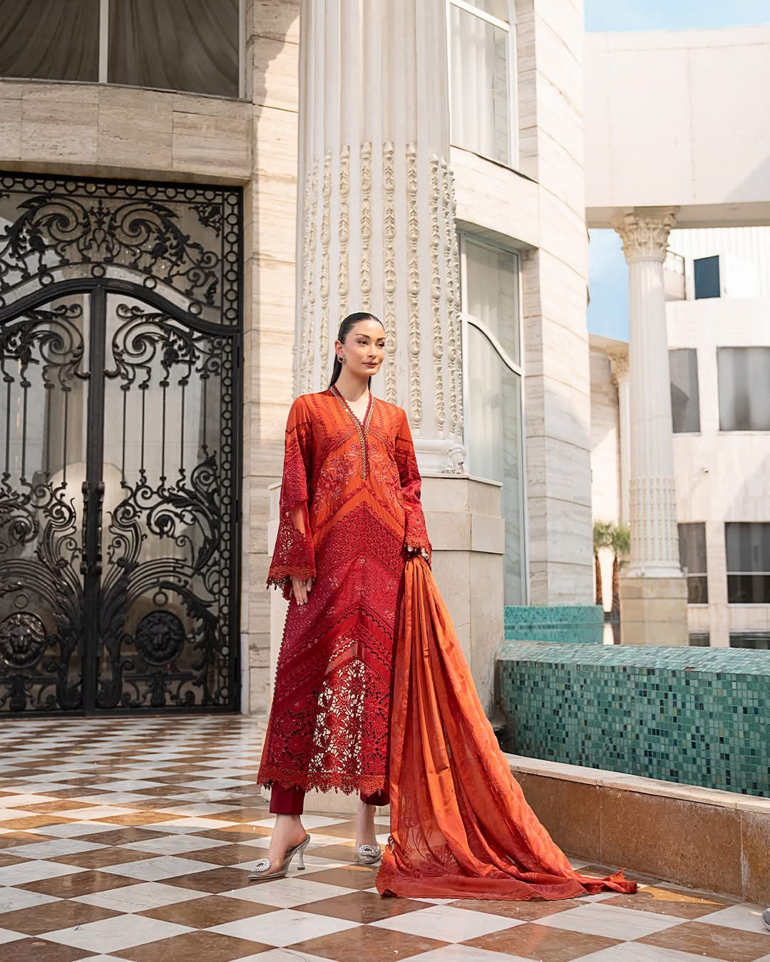Maria b stiched luxury lawn mastercopy