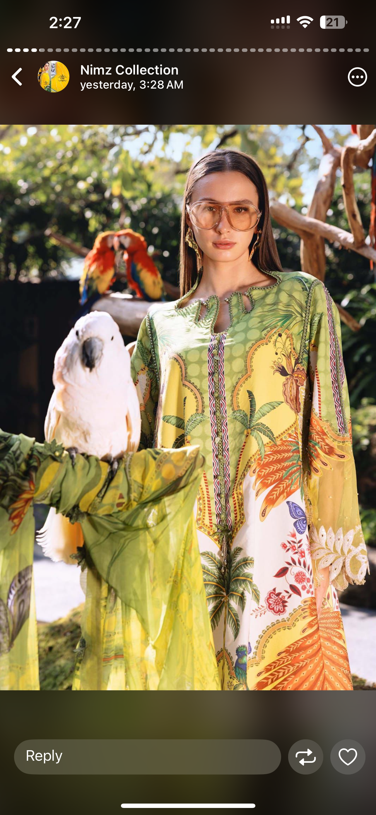Maria b m print stiched lawn