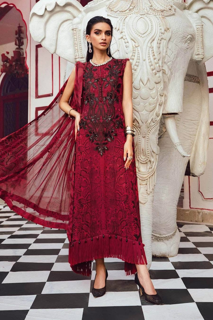 (UNSTITCHED) Maria B Silk