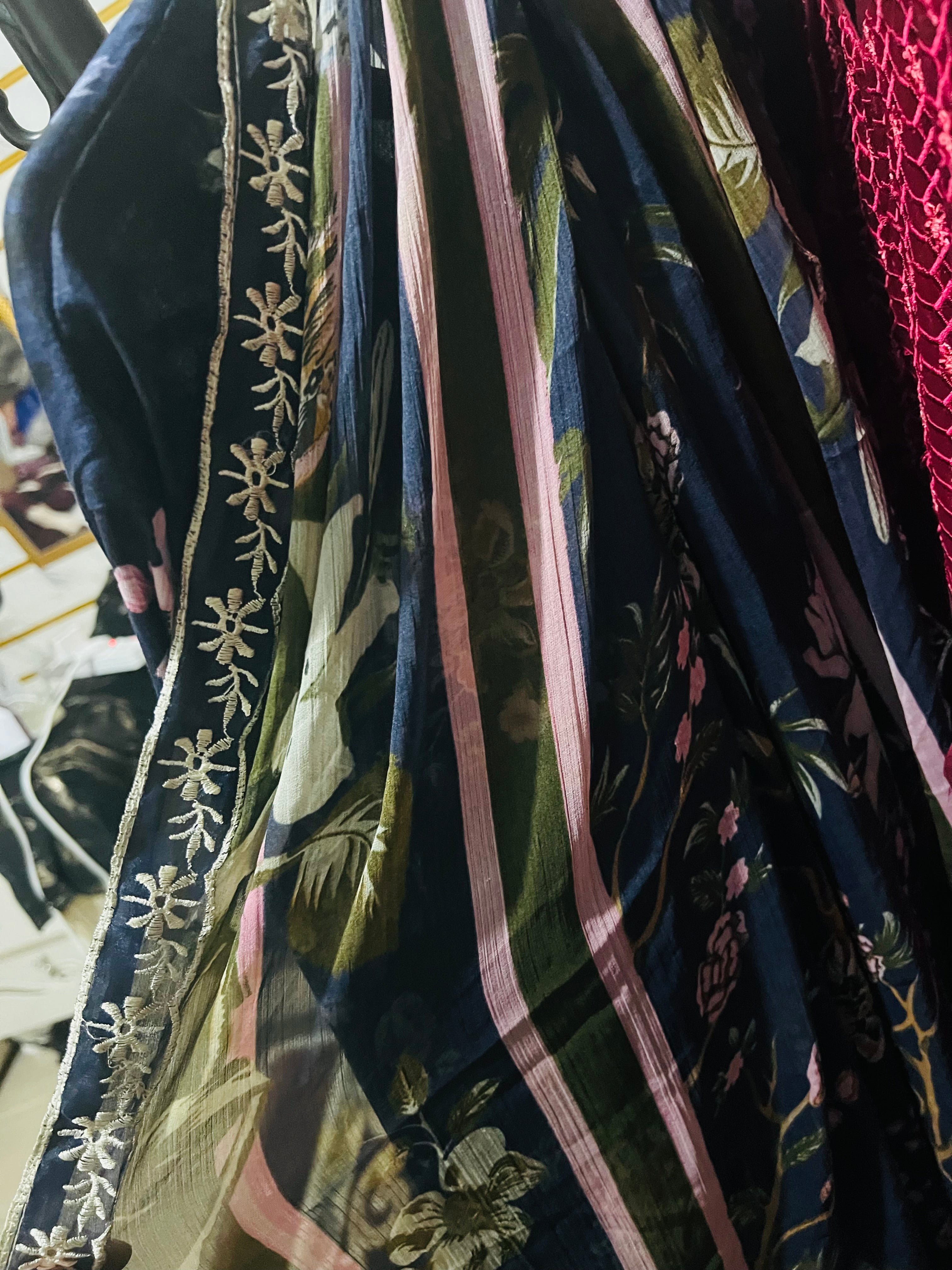 Asifa nabeel master copy stiched lawn