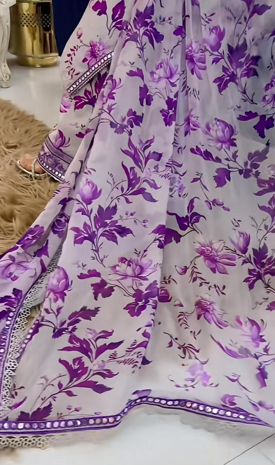 Anelas collection master replica stiched 3 pc lawn