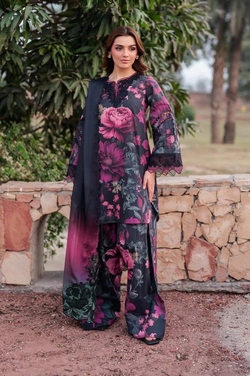 Maria b stiched lawn