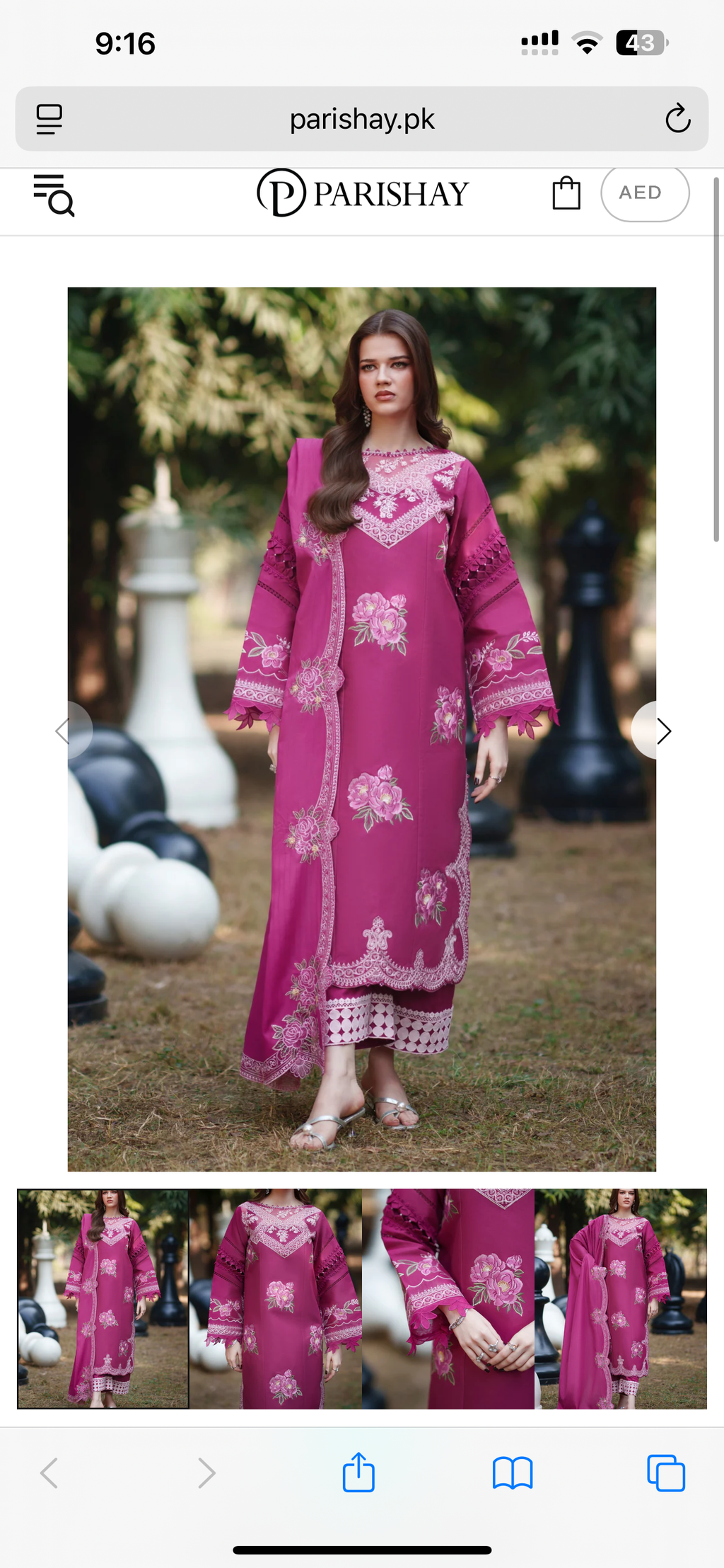 Parishay orignl stiched luxury lawn